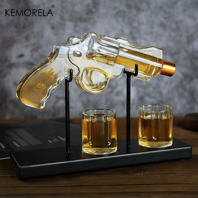 KEMORELA Revolver Glass Decant - Glass Container Set 评论和价格