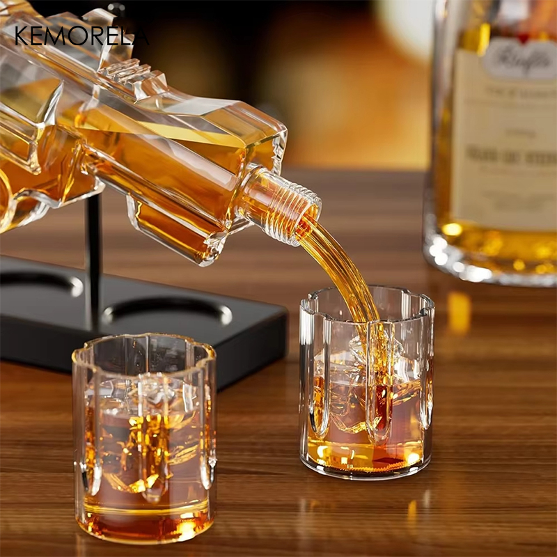 KEMORELA Revolver Glass Decant - Glass Container Set 评论和价格
