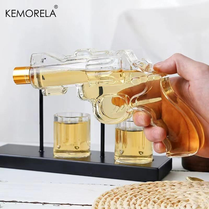 KEMORELA Revolver Glass Decant - Glass Container Set 评论和价格