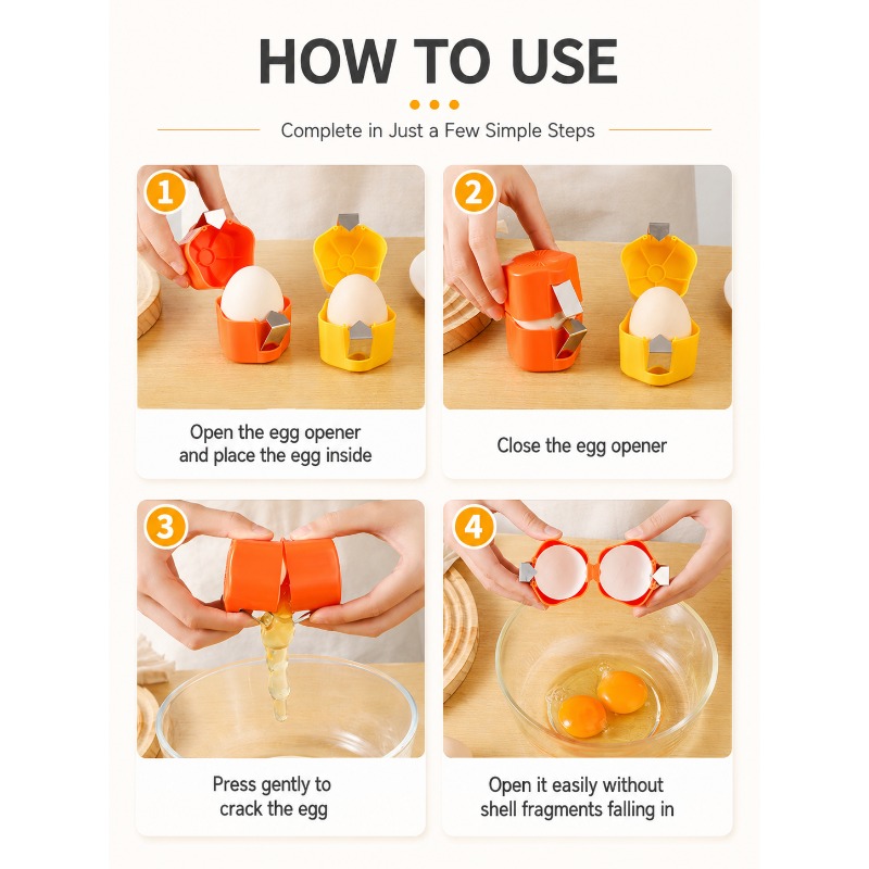 Egg Shell Cutter Cracker Opene - Meal Prep Egg 评论和价格