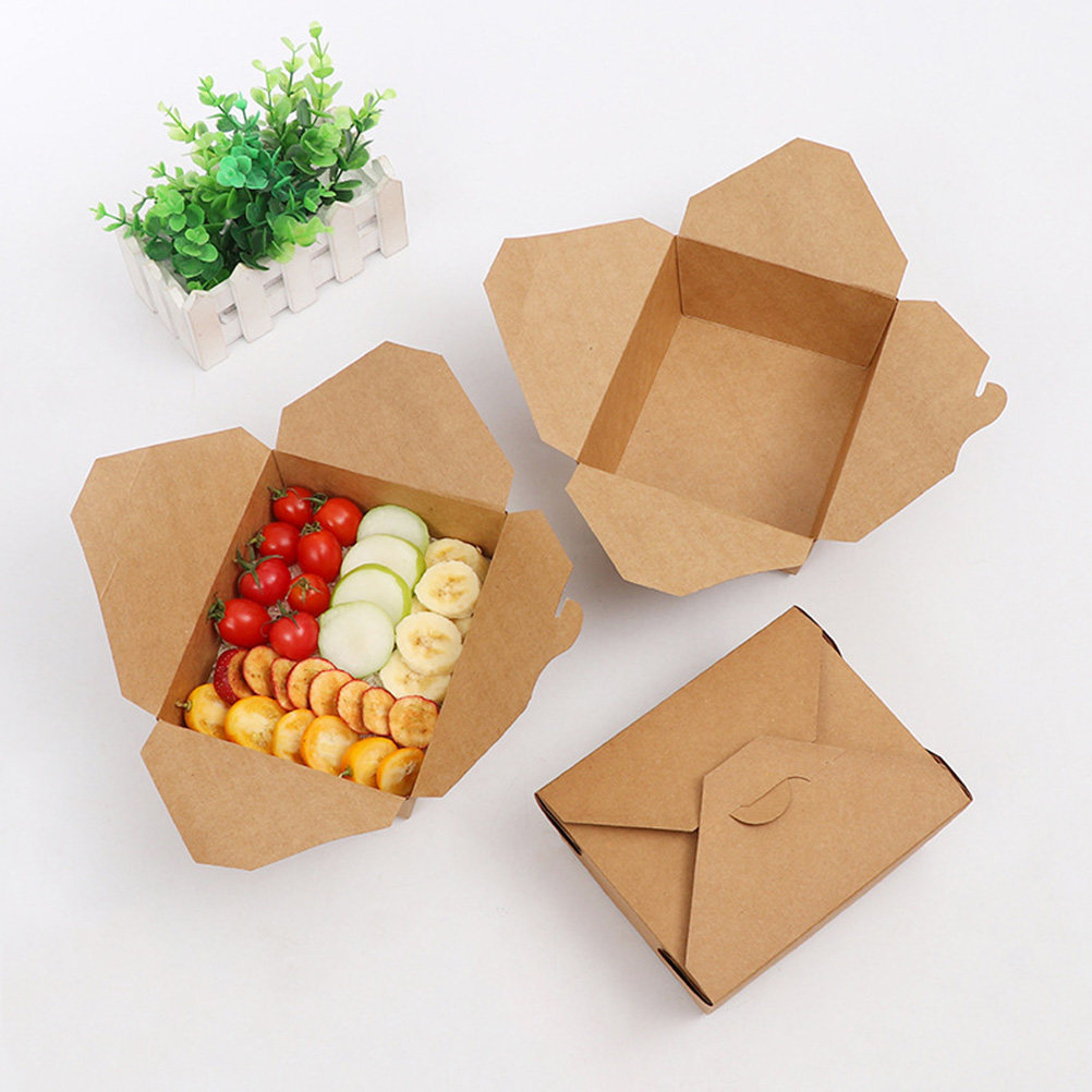 20Pcs Kraft Paper Disposable M - Meal Prep For A Day 评论和价格