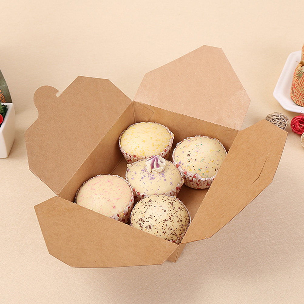 20Pcs Kraft Paper Lunch Box 80 - Meal Prep For A Day 评论和价格
