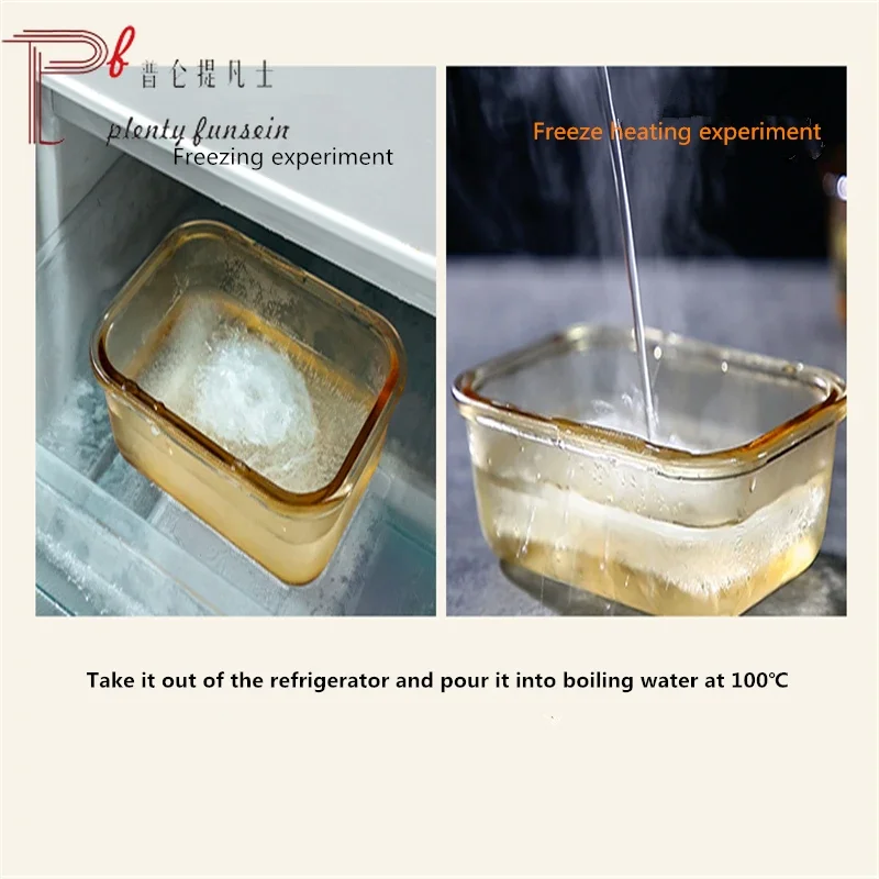 Glass Fresh-Keeping Box, Micro - Glass Container Set 评论和价格